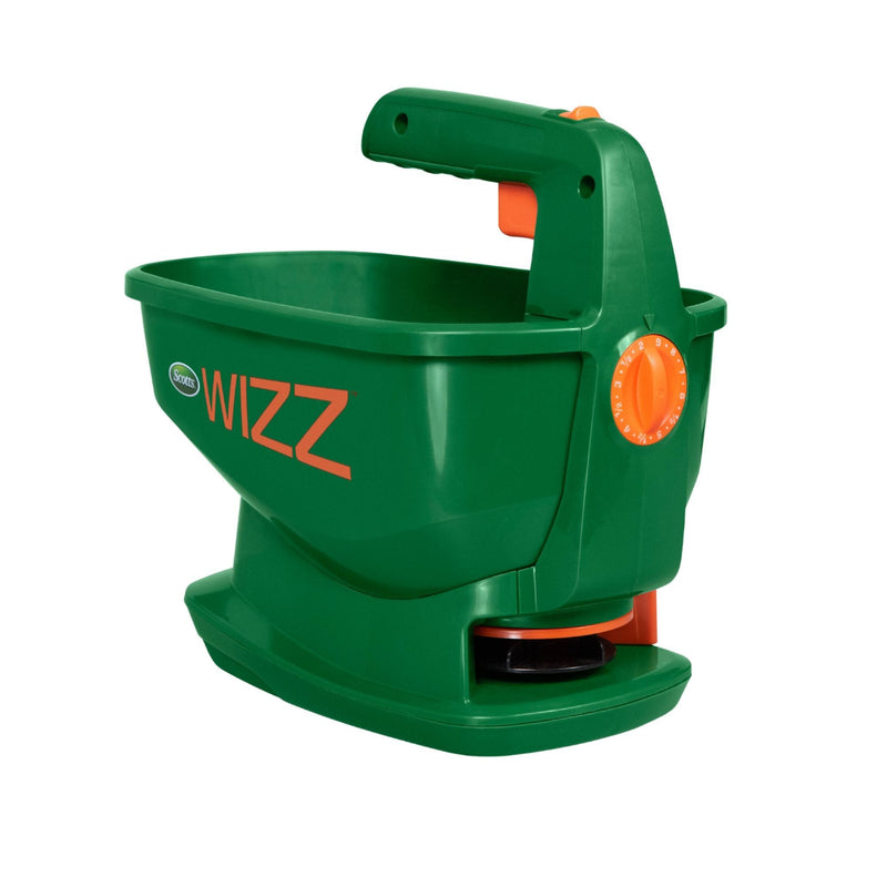 Wizz Hand-Held Spreader, Battery Operated, 2500 sq. ft. V0G0