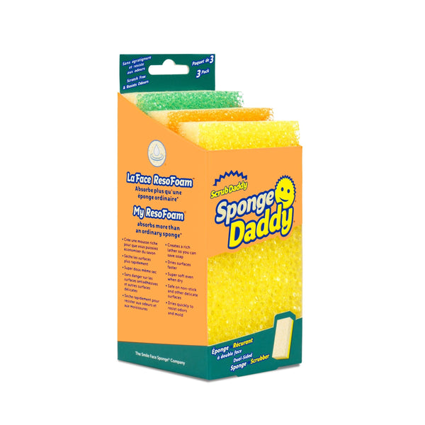 All-Purpose Gentle Scrub Cleaning Sponge, 3-pk Q0W3