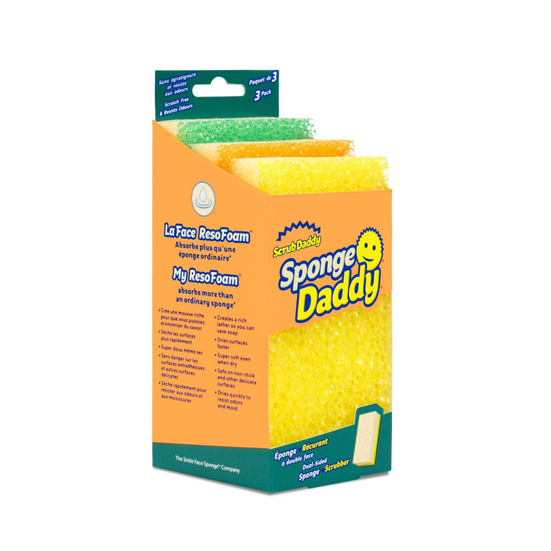 All-Purpose Gentle Scrub Cleaning Sponge, 3-pk Q0W3