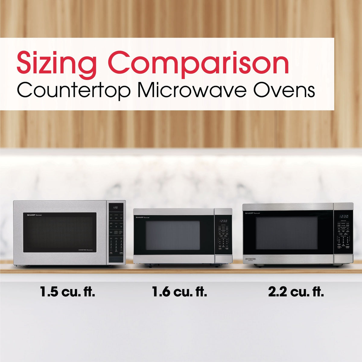 XL Countertop Microwave Oven with Inverter, 2.2-cu-ft P4A3 - product image 7