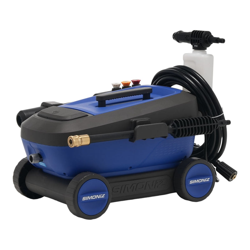 1600 PSI 1.25 GPM 4-Wheel Electric Power Pressure Washer with Foam Blaster Attachment C7O5