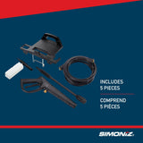 1650 PSI 1.8 GPM Corded Cold Water Electric Pressure Washer with Foam Blaster A1G1 - product image 6