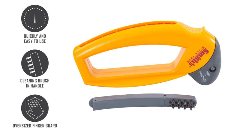 Axe and Machete Hand Sharpener with Soft-Grip Handle Q2E9