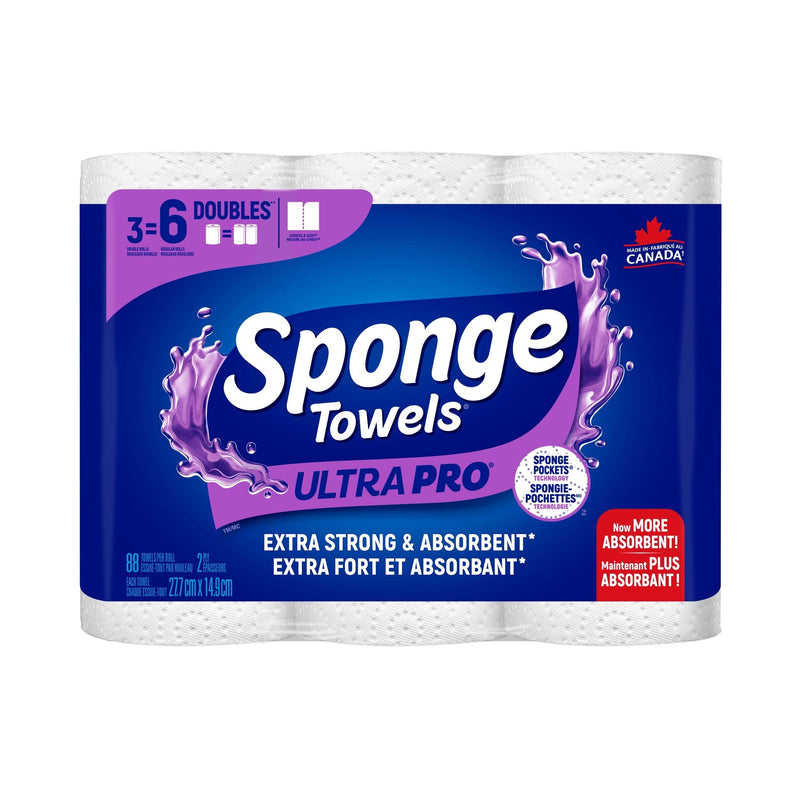 Utra Pro Double Roll Paper Towel, 3-pk C7R9