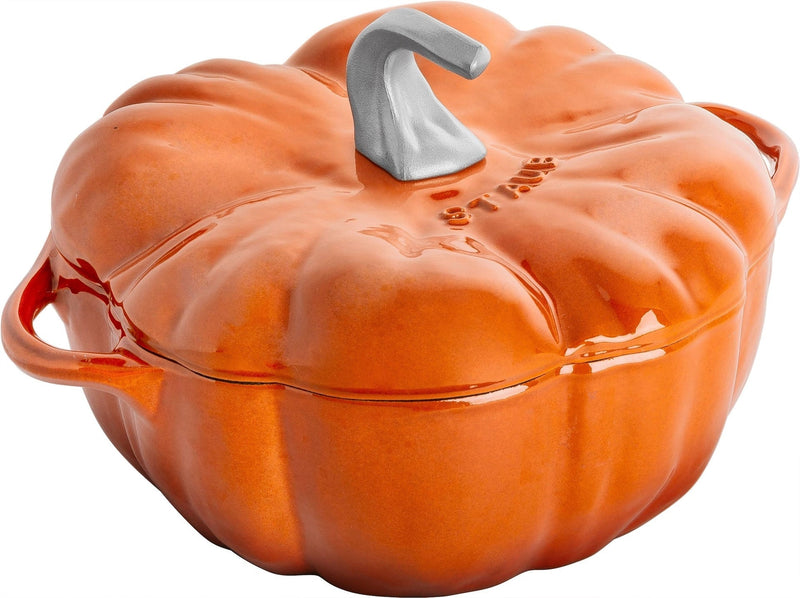 3.5-qt Cinnamon-Coloured Cast Iron Pumpkin Cocotte B1P3