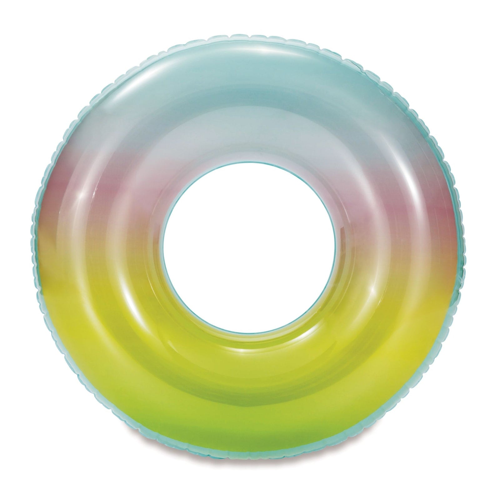and Finn Inflatable Round Ombre Pool Swim Float/Tube, 36-in T5B4 - product image 1