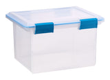 Clear Storage Box with Gasketed Lid, 30-L I7K3 - product image 2