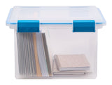 Clear Storage Box with Gasketed Lid, 30-L I7K3 - product image 3