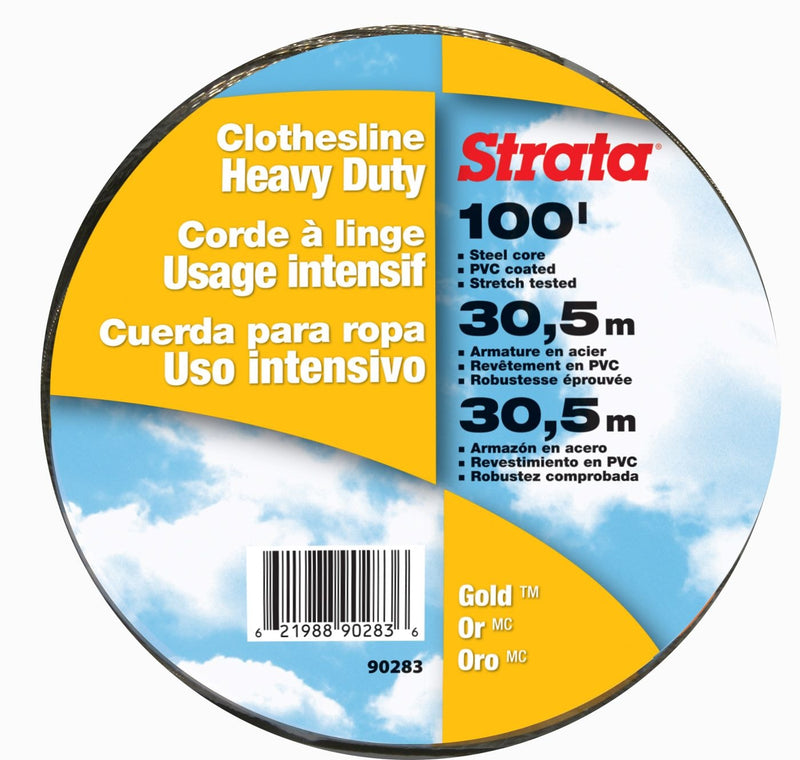 Gold Heavy Duty Clothesline, 100-ft V8H7