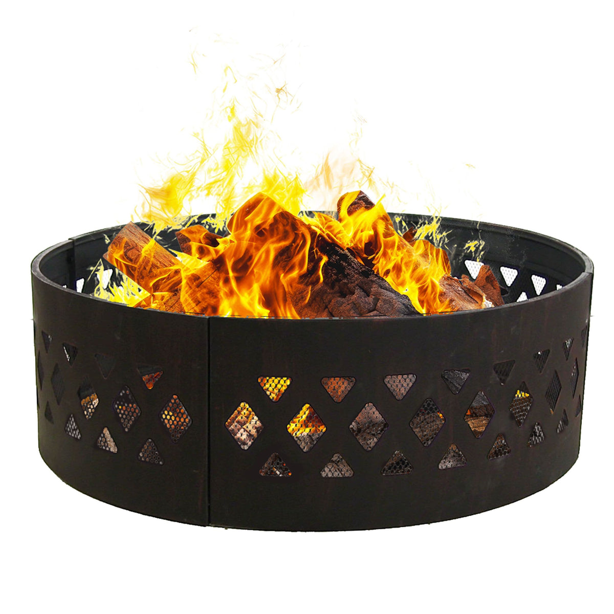 Decor Cut Out Wood-Burning Fire Ring, 36-in U3X2 - product image 3