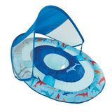 Sun Canopy Inflatable Baby Spring Float for Kids 9-24 Months, Shark Design T1X0 - product image 1