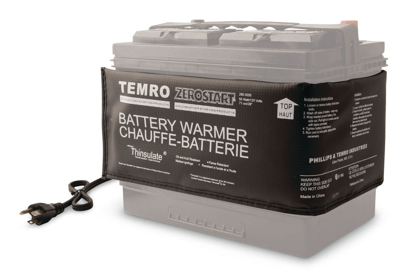Zerostart 2800055 Battery Warmer/Blanket, 50W, 28-in W6E5