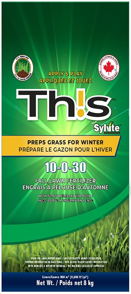 !S 10-0-30 Fall Lawn Fertilizer, 8-kg C2A4 - product image 2