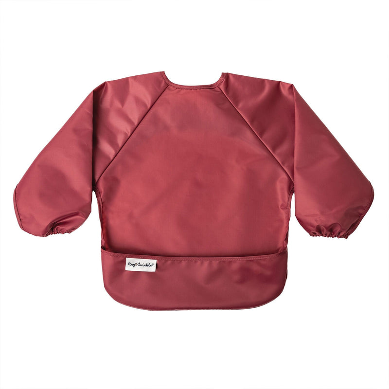 Twinkle Mess-Proof Apron Bibs, Rose Burgundy, 2-pk T5R9