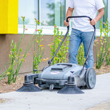 Commercial Push Sweeper & Hard Floor Cleaner, 38-in L1L5 - product image 8