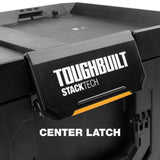 StackTech Portable Modular Plastic/Metal Rolling Tool Box with Handle and Inner Tray, IP65-Rated, Black W1U1 - product image 7