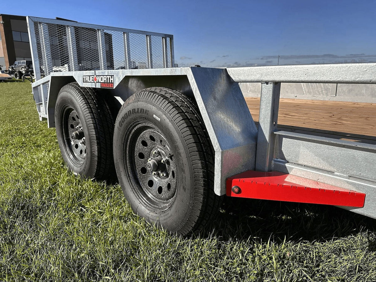 83-in x 16-ft Tandem Axle Utility Trailer, Galvanized V8K9 - product image 2
