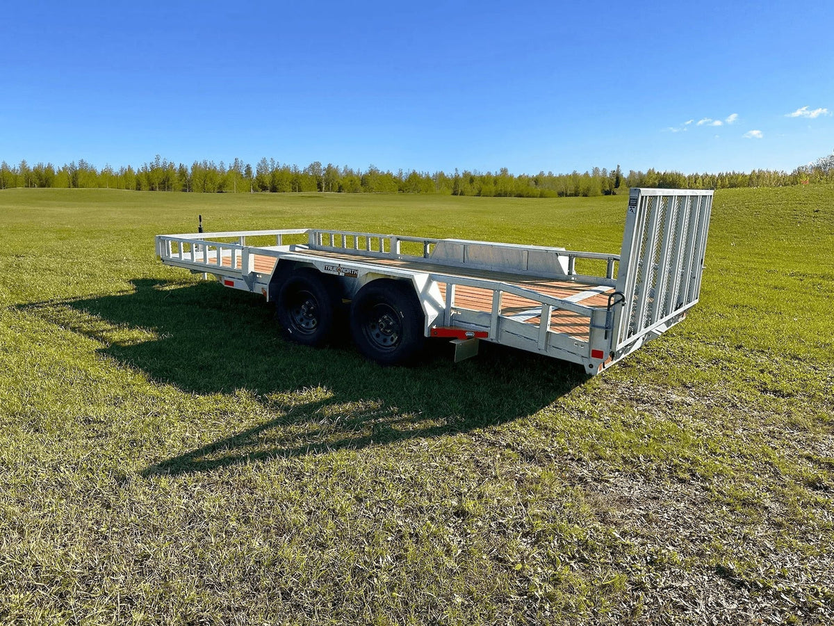 83-in x 16-ft Tandem Axle Utility Trailer, Galvanized V8K9 - product image 3