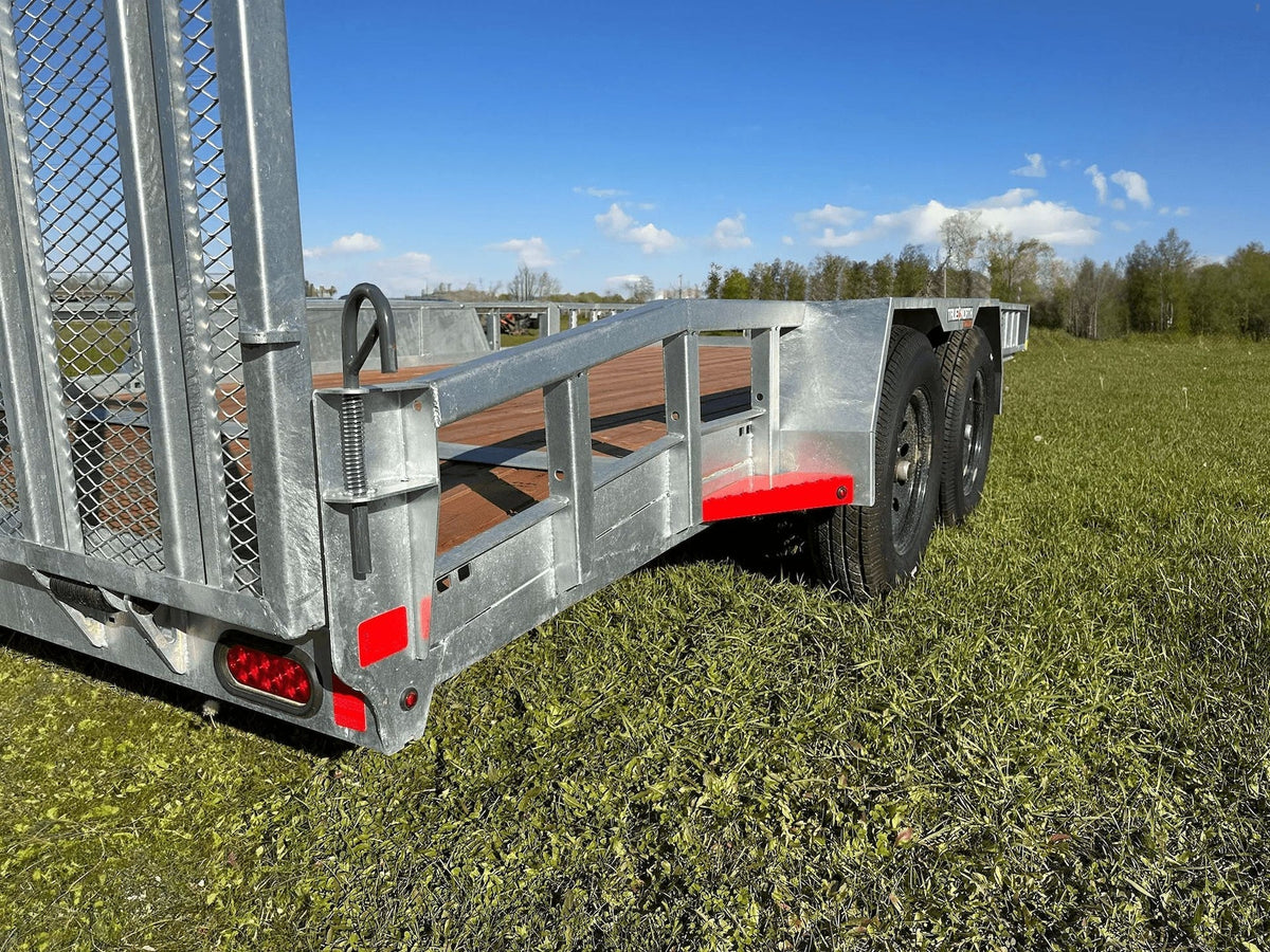 83-in x 16-ft Tandem Axle Utility Trailer, Galvanized V8K9 - product image 5