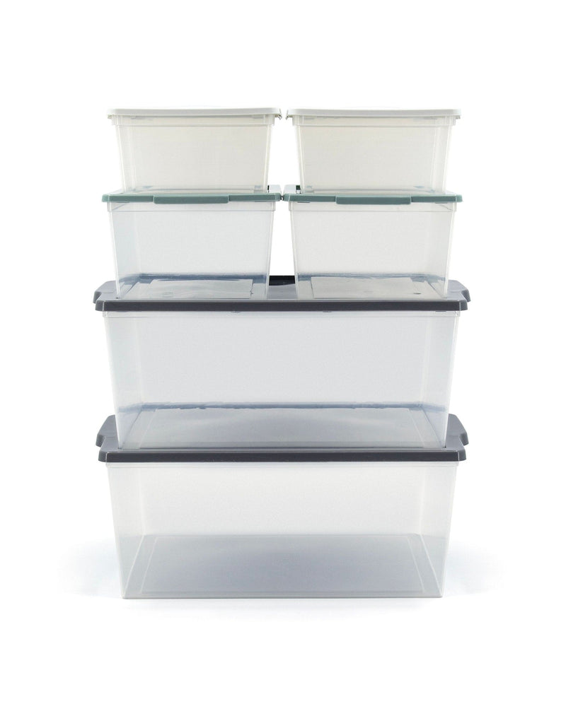 Store Modbox Modular Storage Bin with Lid, 8-pk Z7J9