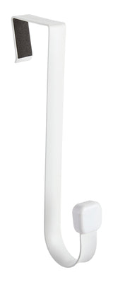 Type A Modern Over-The-Door Single Hook, White, 1-in L6N8 - product image 1