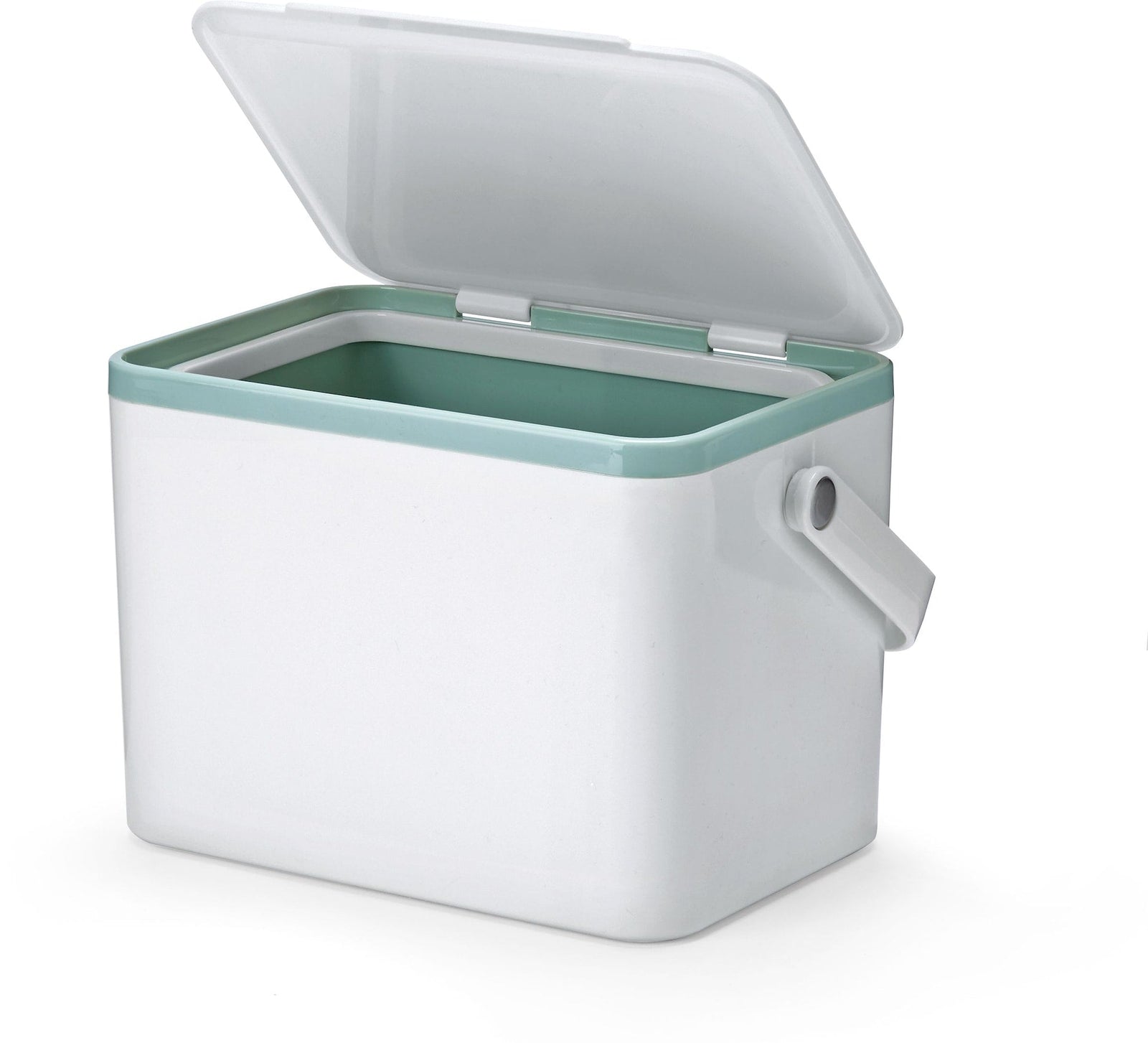 type A Plastic Rectangular Compost Bin, White, 4-L Y5M1 - product image 6