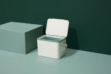 type A Plastic Rectangular Compost Bin, White, 4-L Y5M1 - product image 7