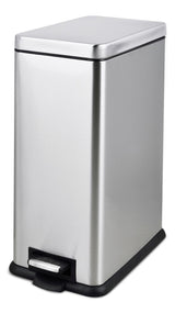 type A Stainless Steel Rectangular Step Garbage Can, 30-L V2A5 - product image 1