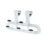 Plastic 5-Hook Over the Door Hook, White, 13-in P1Y6 - product image 1