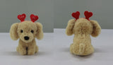 Valentine's Day Plush Dog with Heart Headband Gift for Valentine's/Anniversary Day, 6.5-in F8C8 - product image 1