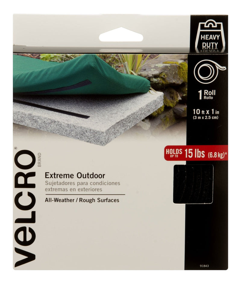 Industrial Strength Extreme Heavy Duty Tape, Black, 15-lbs, 10-ft x 1-in, 1-pk H7G3