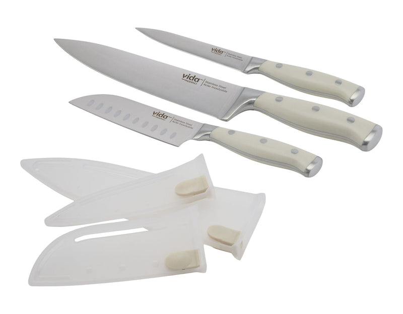 3PC KNIFE PACK WHITE F0K9