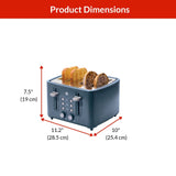 4-Slice Toaster with Extra-Wide Slots, Bluefin Z2A0 - product image 2