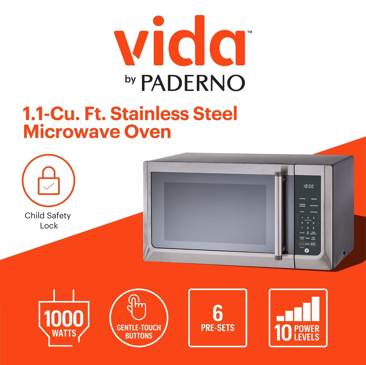 Microwave, Stainless Steel, 1.1-cu-ft J2Z1 - product image 8
