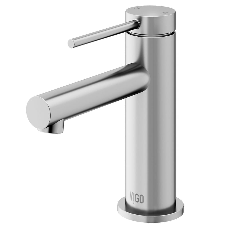 Jewel 6-in Single-Hole Bathroom Faucet, Various Finishes V2B4