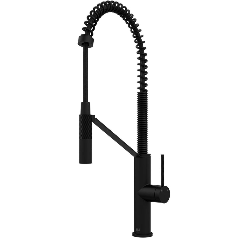 Livingston Magnetic Kitchen Faucet with Cfiber Technology, Matte Black D8C8