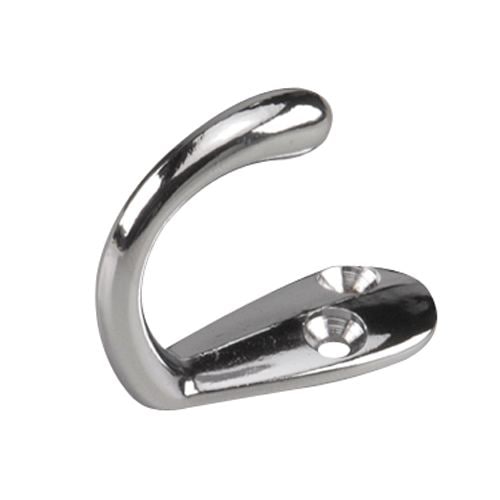 Wardrobe Hook, Chrome, 4pk Z1Y2 - product image 1