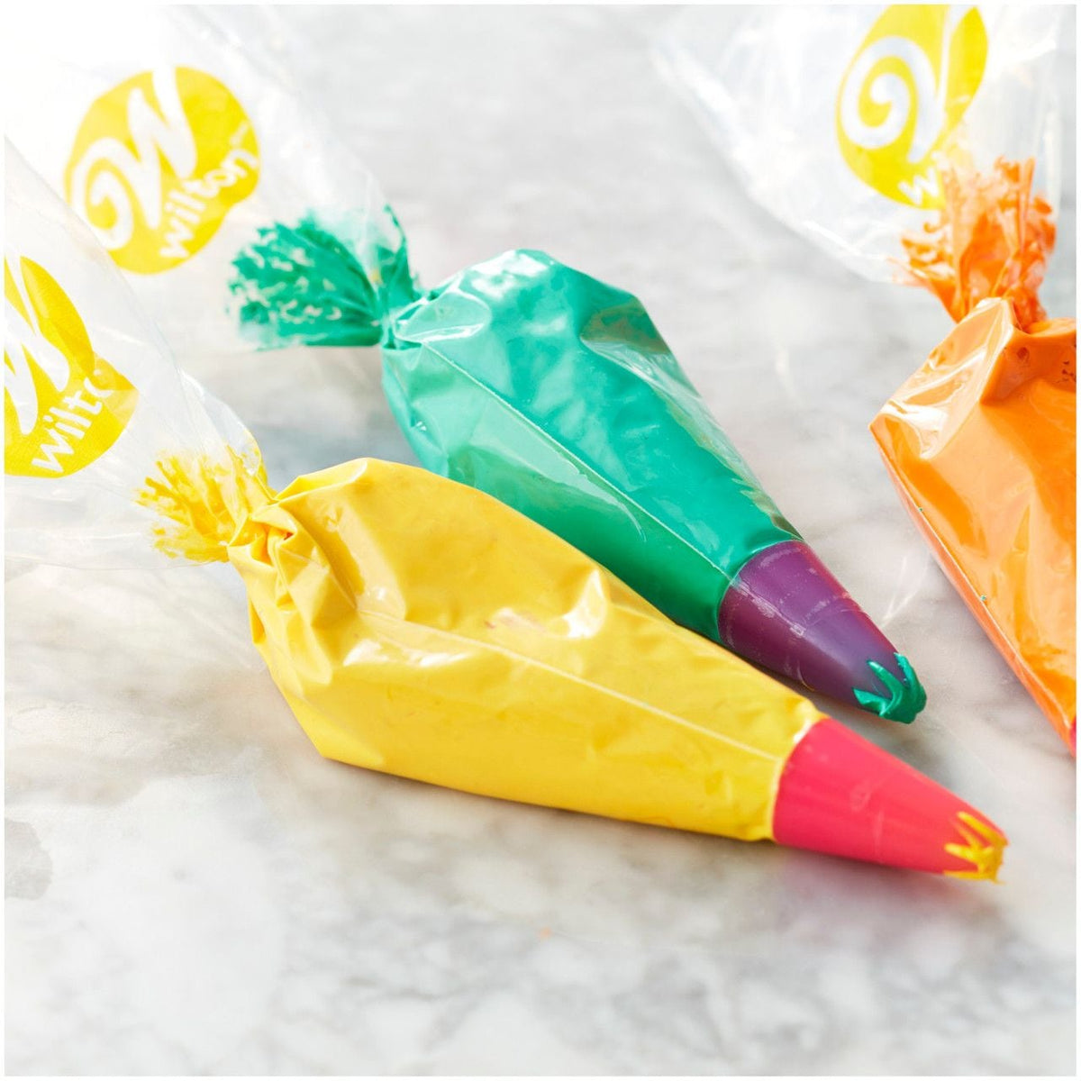 Disposable Piping Decorating Bag Tip Fuse, Clear, 6-pk, for Baking/Cake Decoration Q9A0 - product image 2