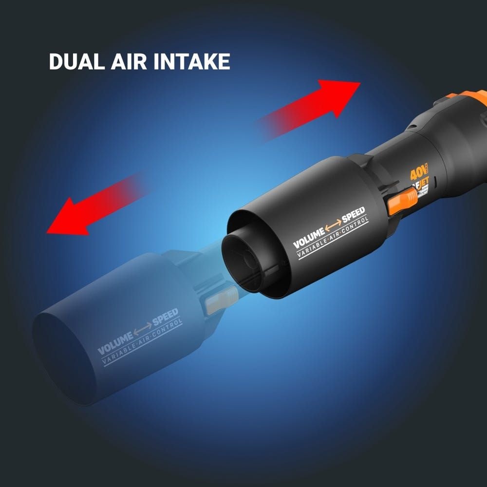 WG585.9 Nitro 40V Power Share LeafJet Cordless, Brushless Leaf Blower, Tool Only C1X9 - product image 4
