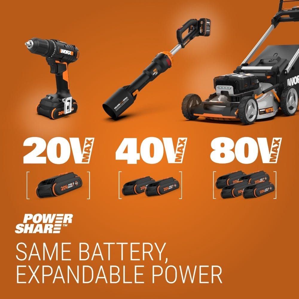 WG585.9 Nitro 40V Power Share LeafJet Cordless, Brushless Leaf Blower, Tool Only C1X9 - product image 8