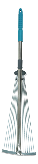 7 to 21-in Wide Metal Adjustable-Tine Telescopic Leaf Rake, 32 to 63-in Aluminum Shaft S0Z4 - product image 3
