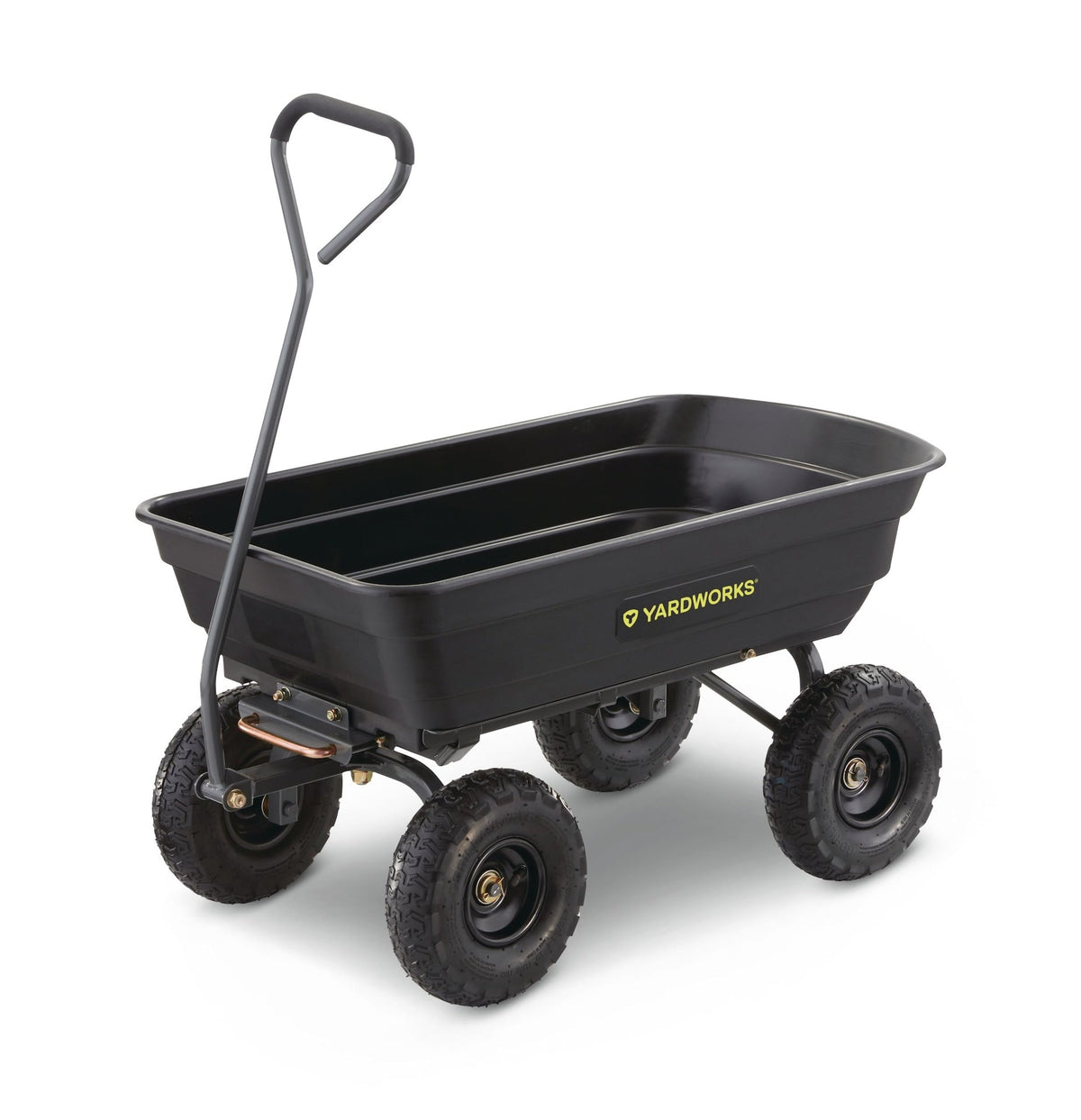 Poly Tray 4-Wheel Garden/Yard Cart, 600-lb Q7A8 - product image 1