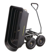 Poly Tray 4-Wheel Garden/Yard Cart, 600-lb Q7A8 - product image 2