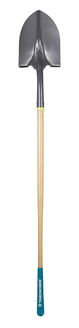 Tempered Steel Round Point Long Handle Shovel, 62-In, Hardwood Shaft E8U6 - product image 5