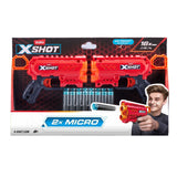 X-Shot Micro Foam Dart Blaster, Includes 16 Darts, 2-pk, Ages 8+ P5R9 - product image 1